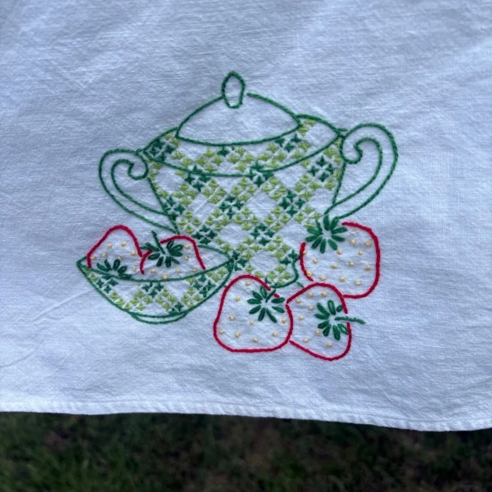 Handmade vintage white